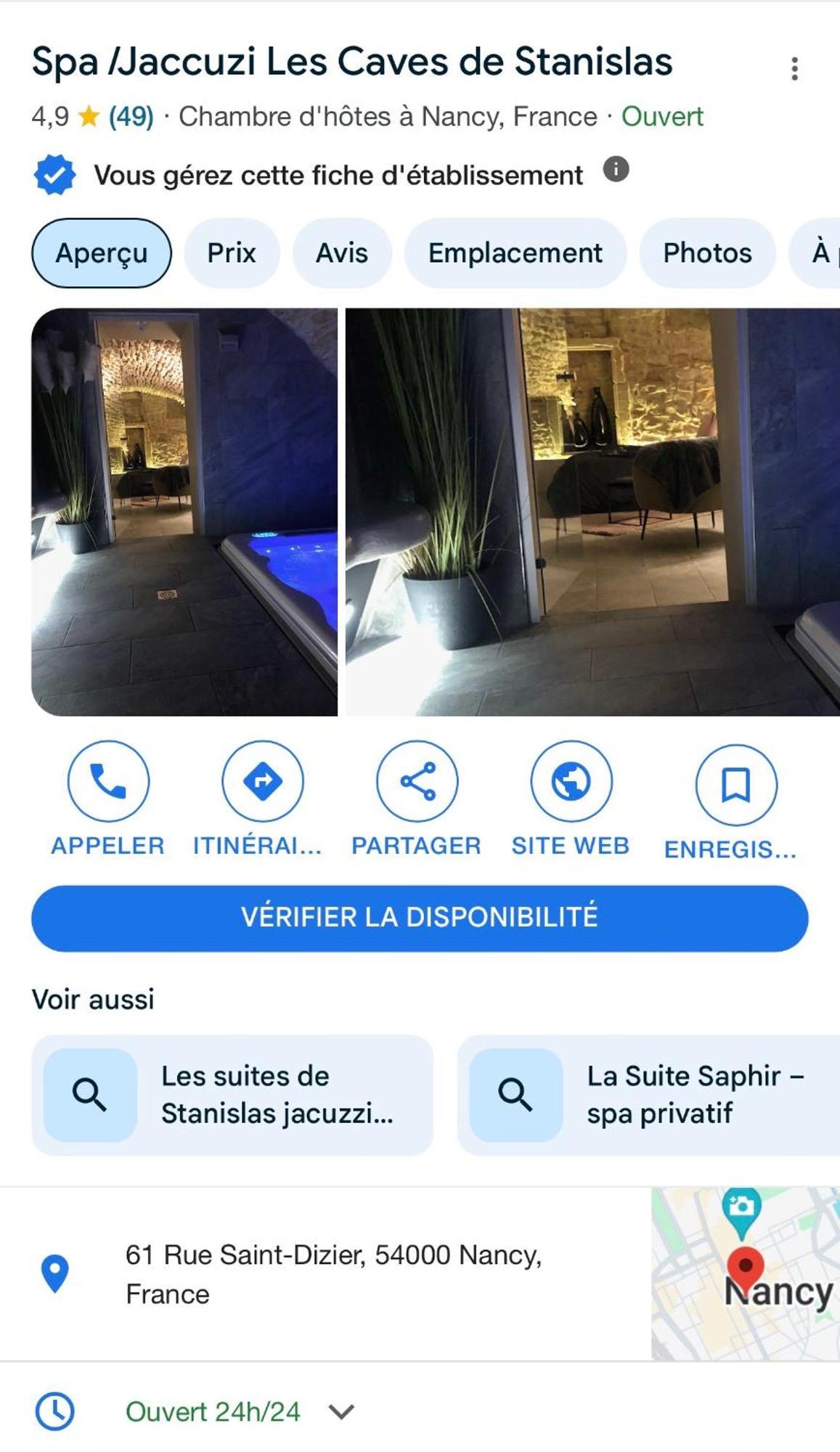 jaccuzi&spa des caves Stanislas Nancy Exterior foto